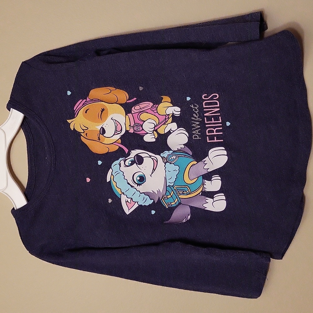 Paw Patrol navy long sleeve shirt